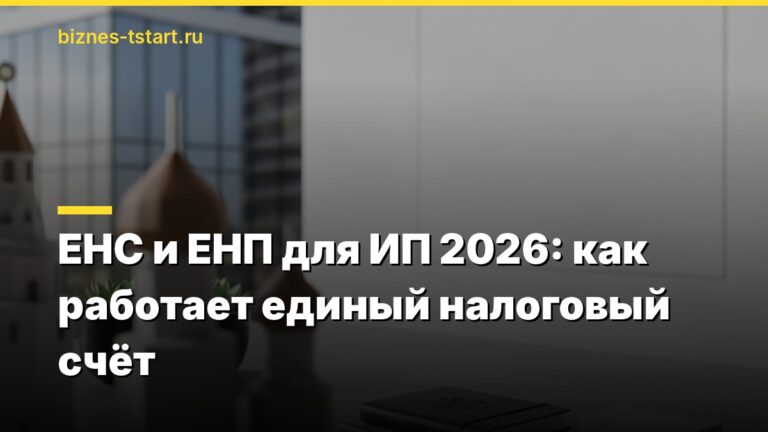 ЕНС и ЕНП для ИП 2026: как работает единый налоговый счёт