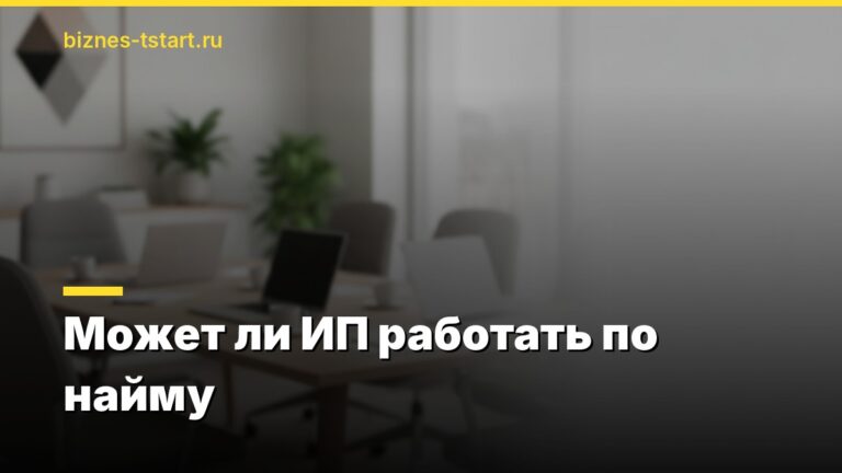Может ли ИП работать по найму