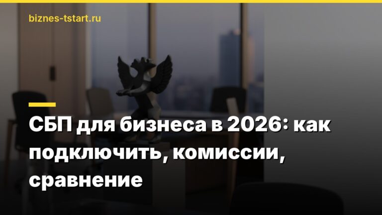 СБП для бизнеса в 2026: как подключить, комиссии, сравнение