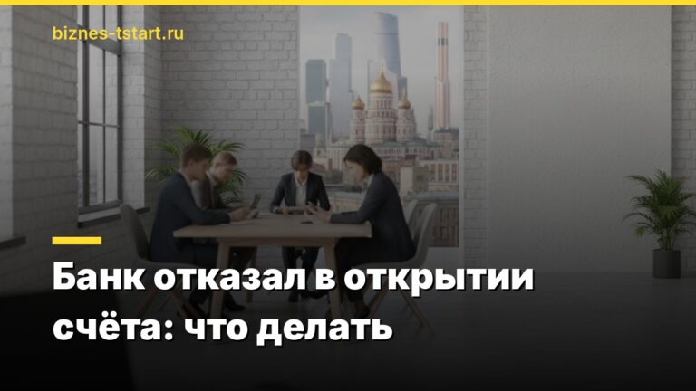 Банк отказал в открытии счёта: что делать