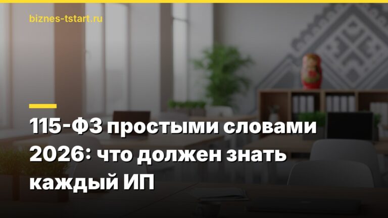 115-ФЗ простыми словами 2026: что должен знать каждый ИП