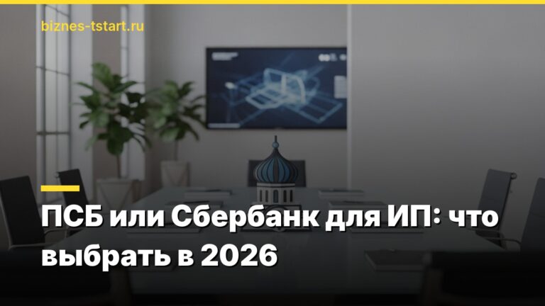 ПСБ или Сбербанк для ИП: что выбрать в 2026