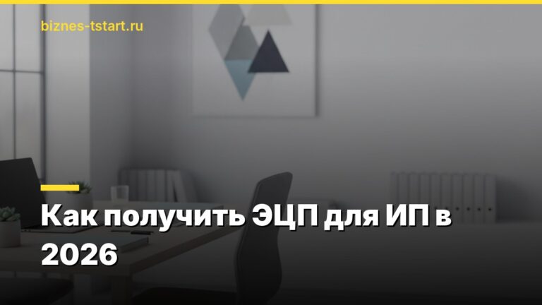 Как получить ЭЦП для ИП в 2026