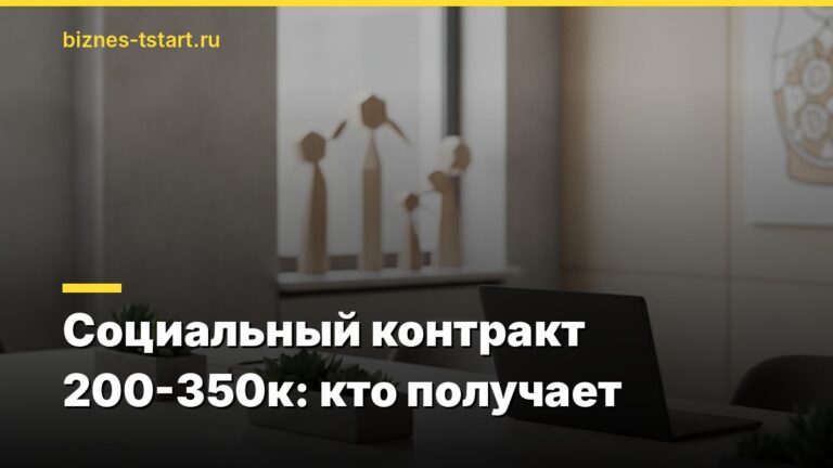 Социальный контракт 200-350к: кто получает