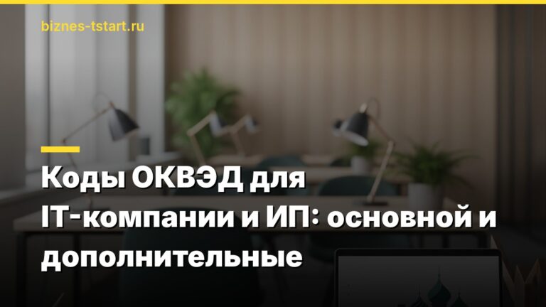 Коды ОКВЭД для IT-компании и ИП: основной и дополнительные